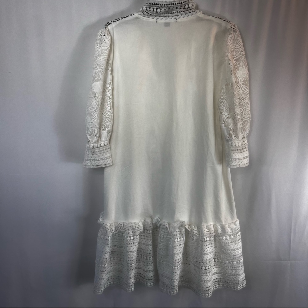 NEW Boston Proper Dress Coquette Cottage
Floral Romantic Lolita Lace White XL - Picture 8 of 16